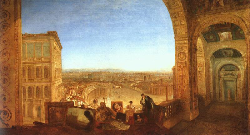 Joseph Mallord William Turner Rome from the Vatican china oil painting image